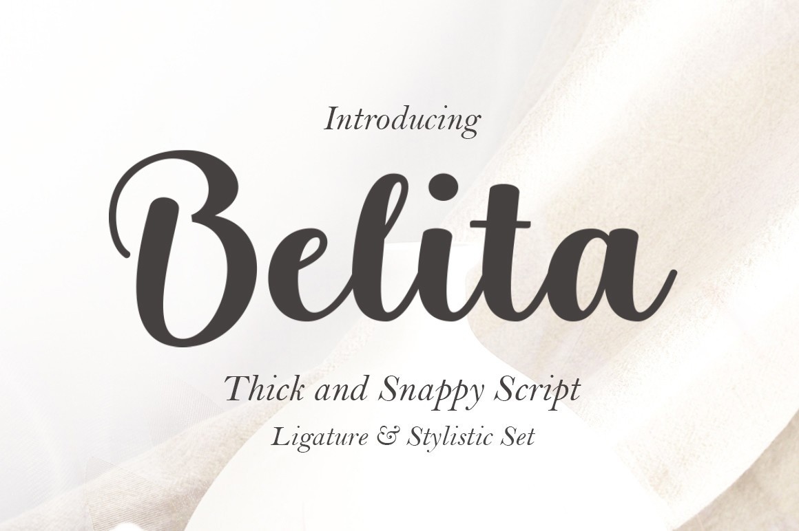 Шрифт Belita