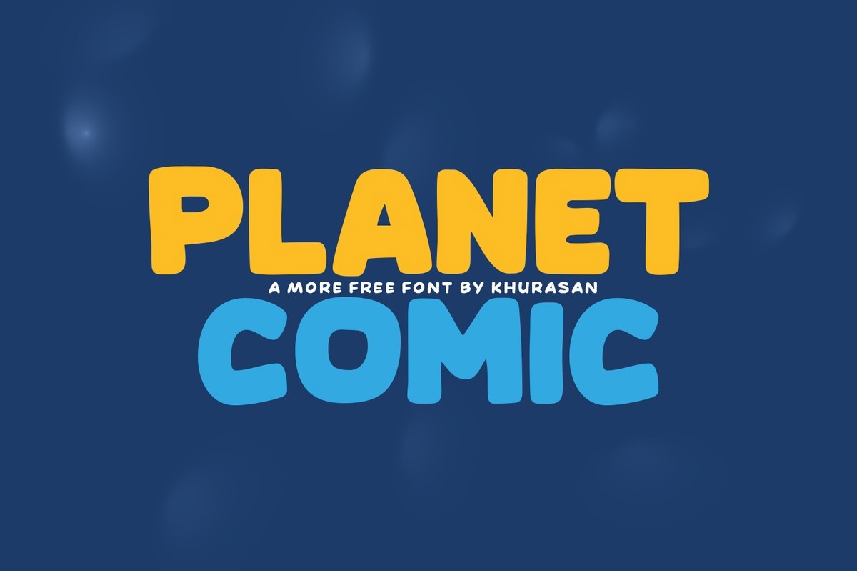 Шрифт Planet Comic