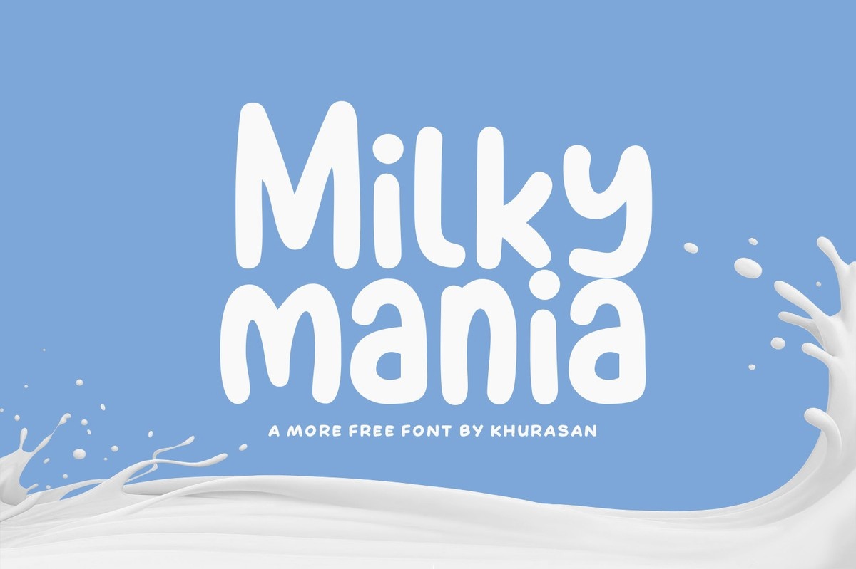 Шрифт Milky Mania