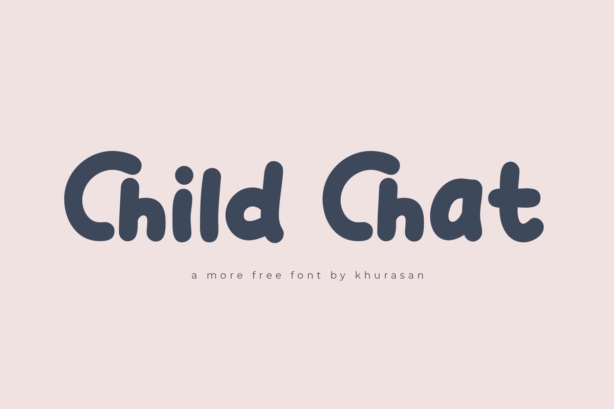 Шрифт Child Chat