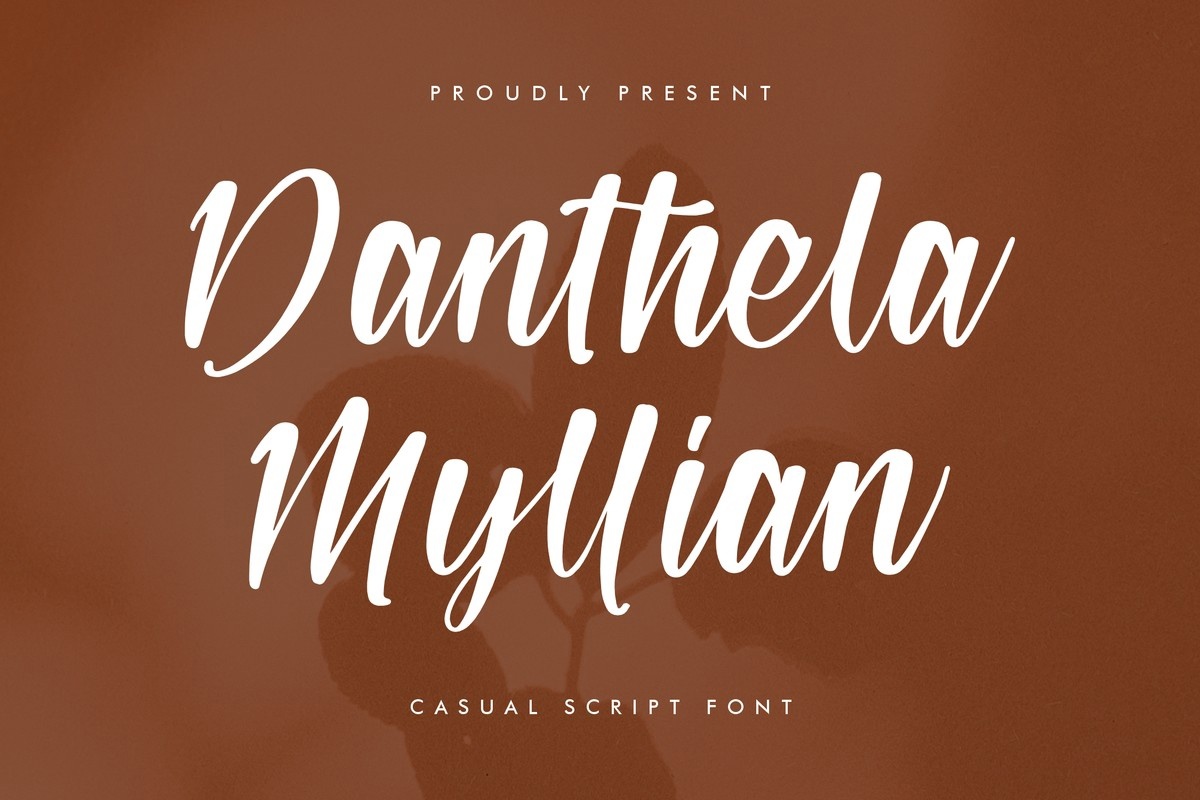 Шрифт Danthela Myllian