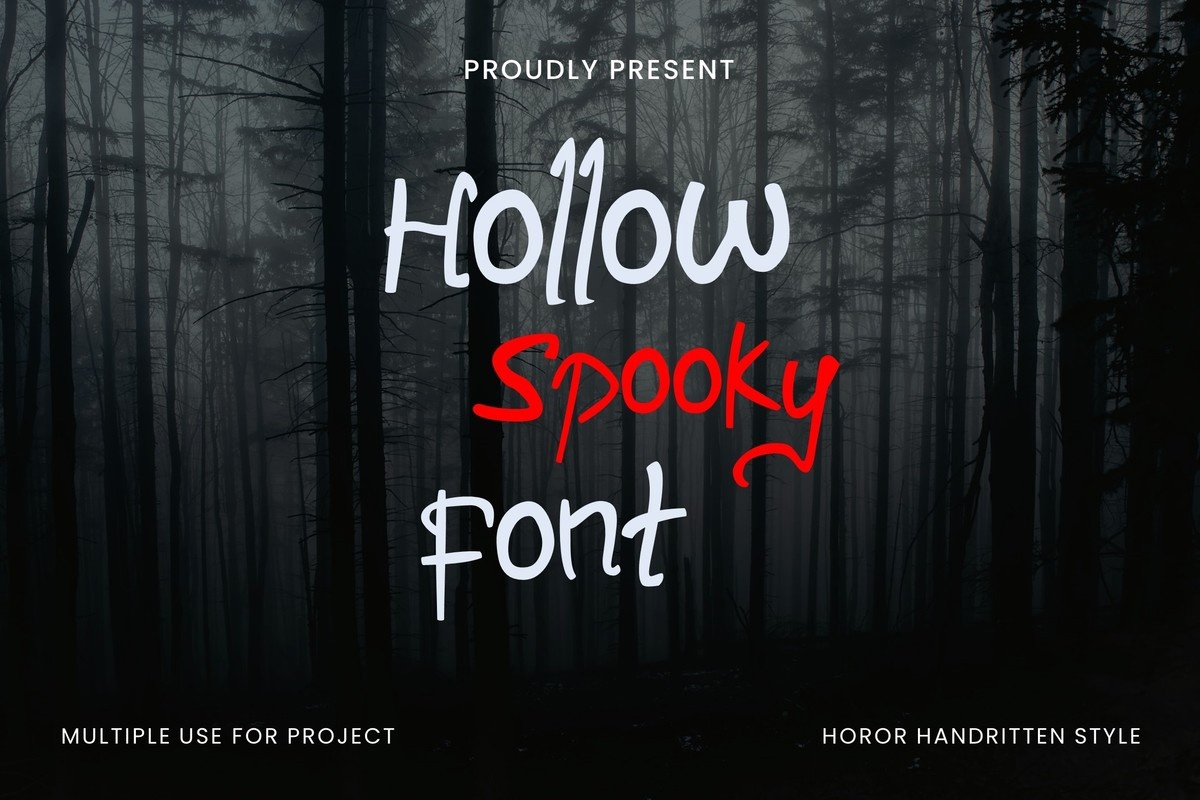 Шрифт Hollow Spooky