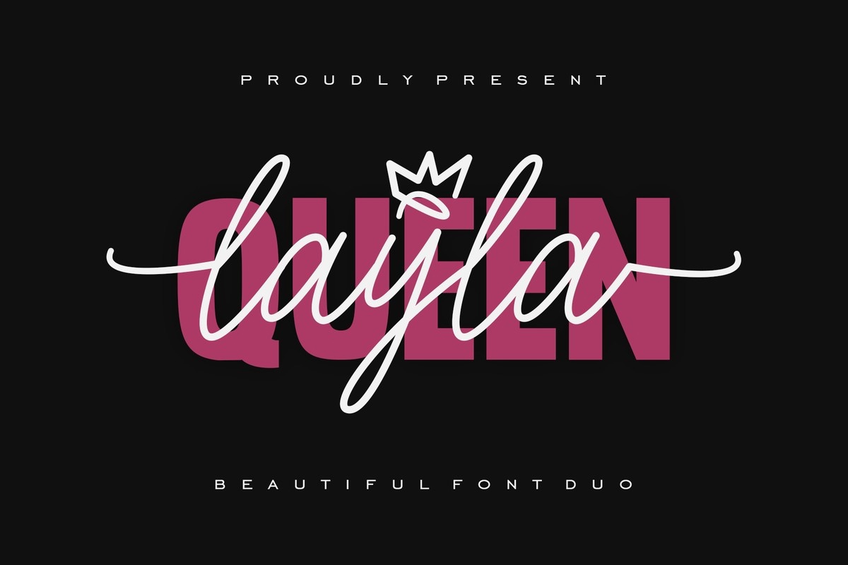 Шрифт Queen Layla