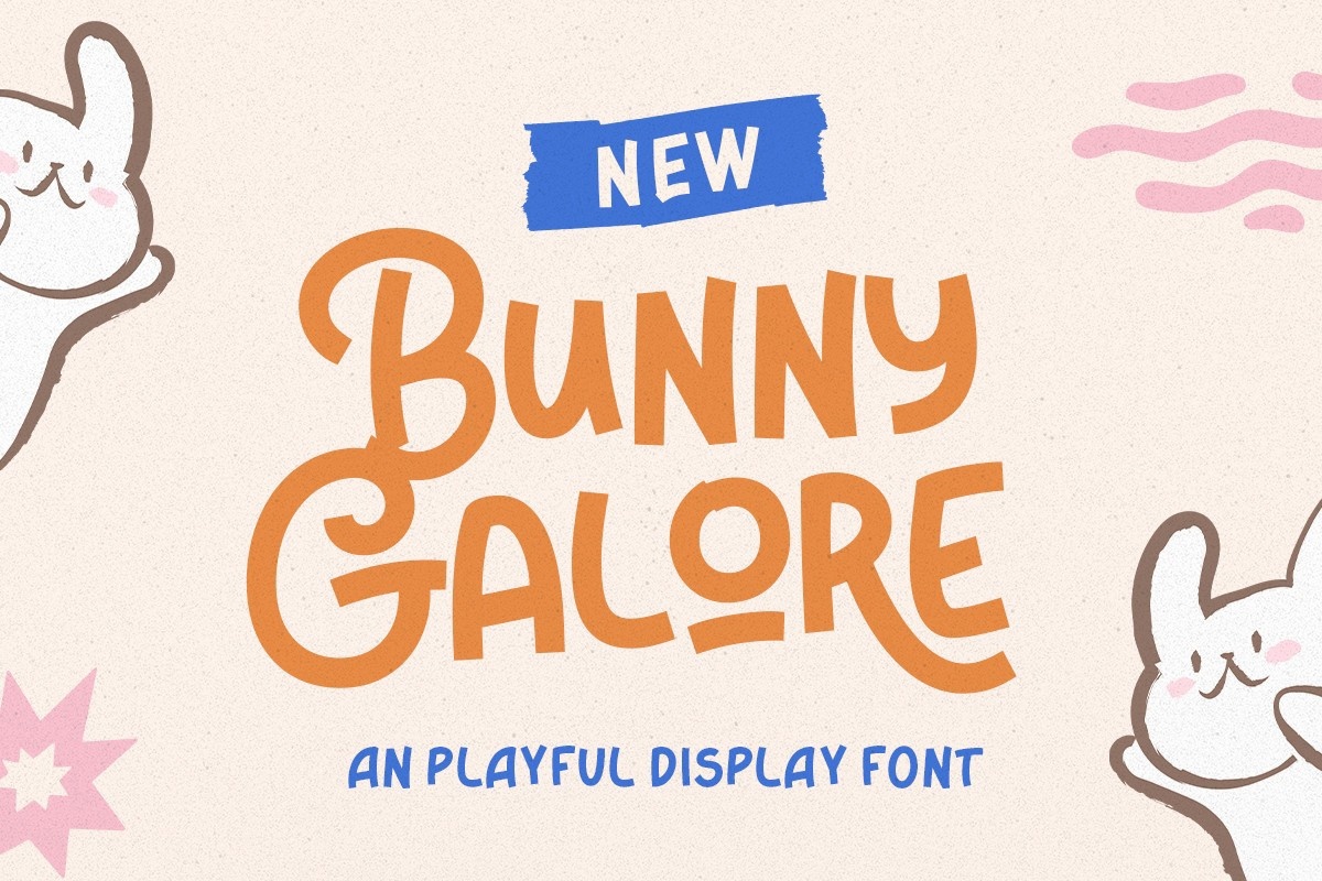 Шрифт Bunny Galore