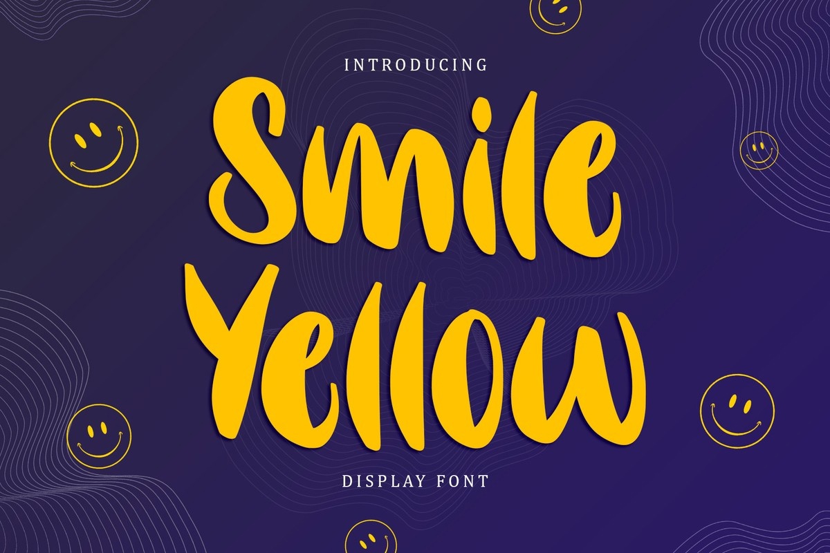 Шрифт Smile Yellow