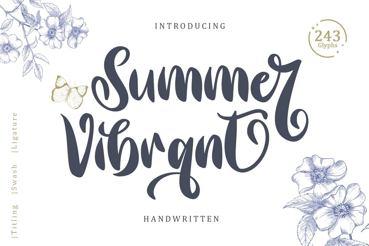 Шрифт Summer Vibrant