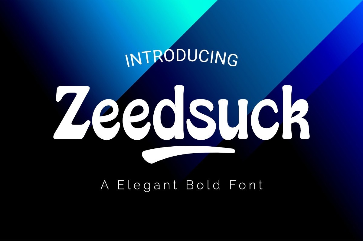 Шрифт Zeedsuck