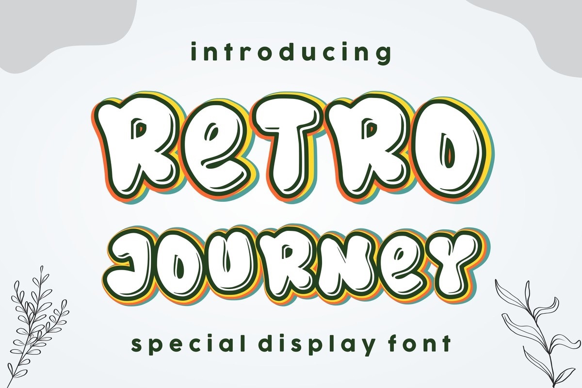 Шрифт Retro Journey