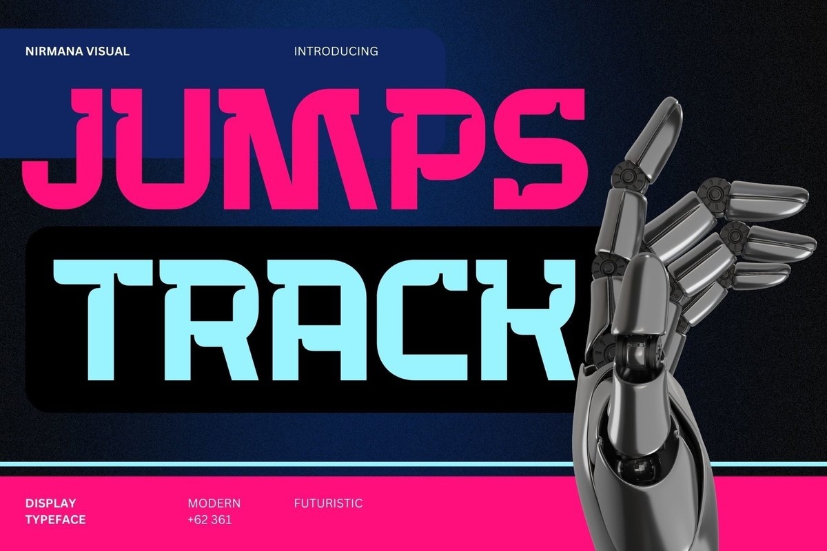Шрифт Jumps Track