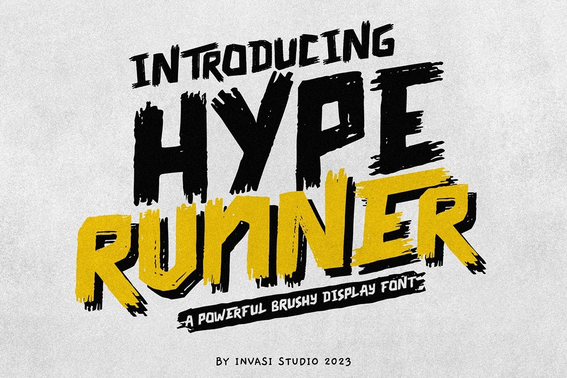 Шрифт Hype Runner