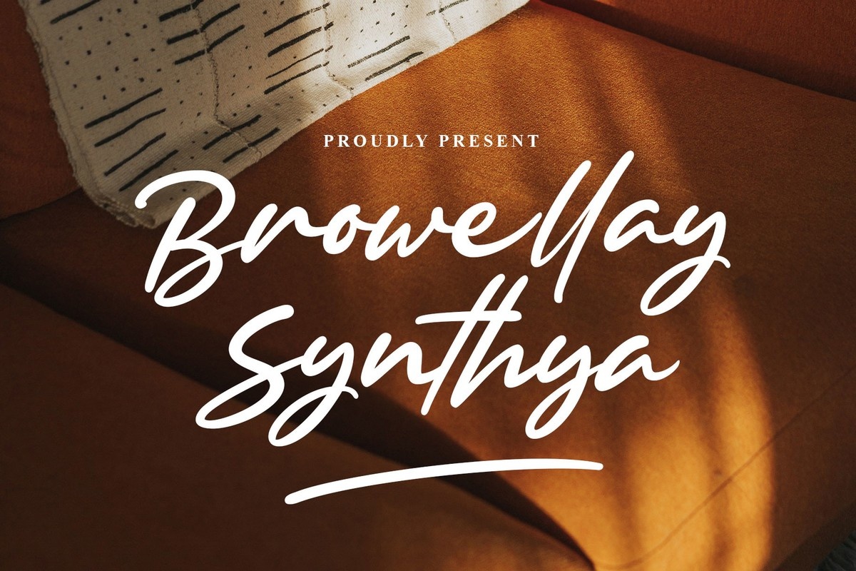 Шрифт Browellay Synthya