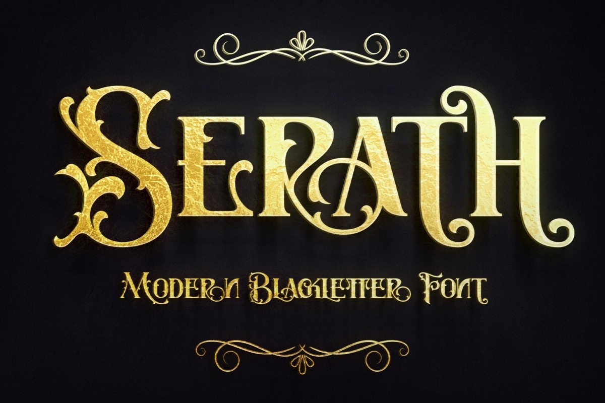 Шрифт Serath