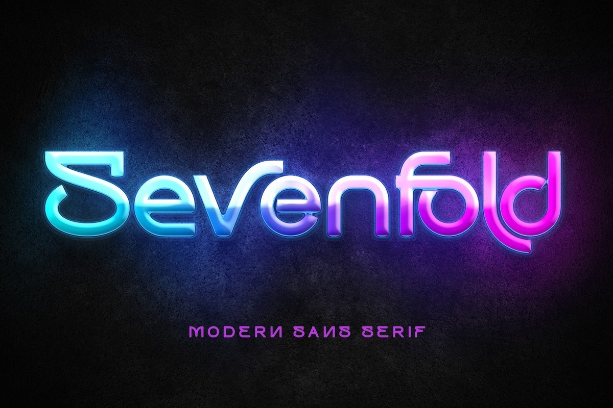 Шрифт Sevenfold