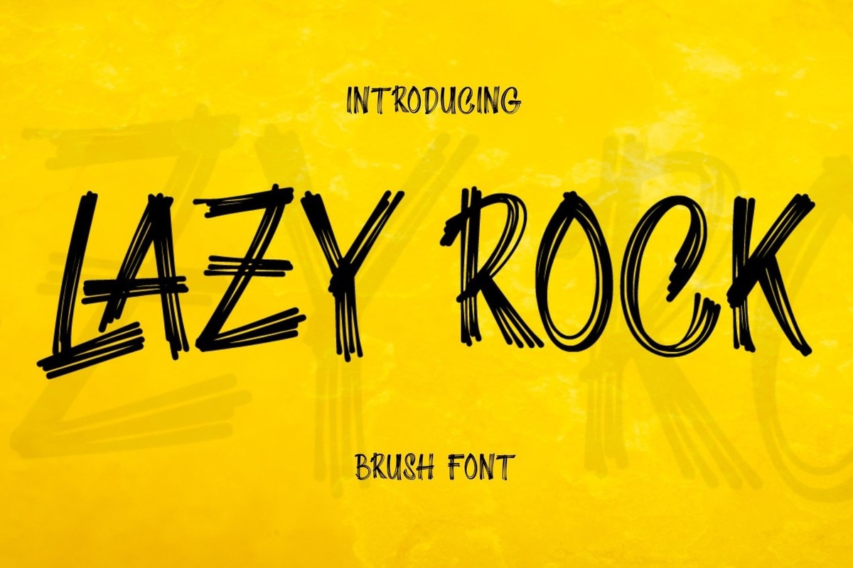 Шрифт Lazy Rock