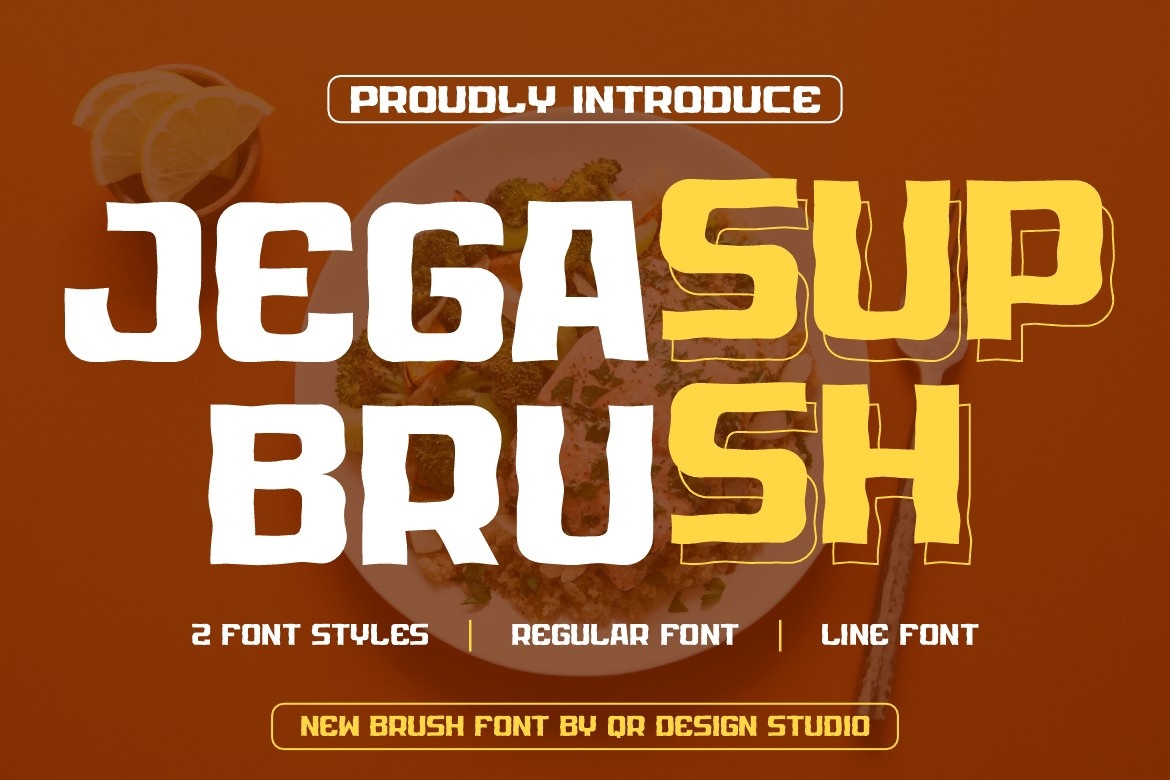 Шрифт Jegasup Brush