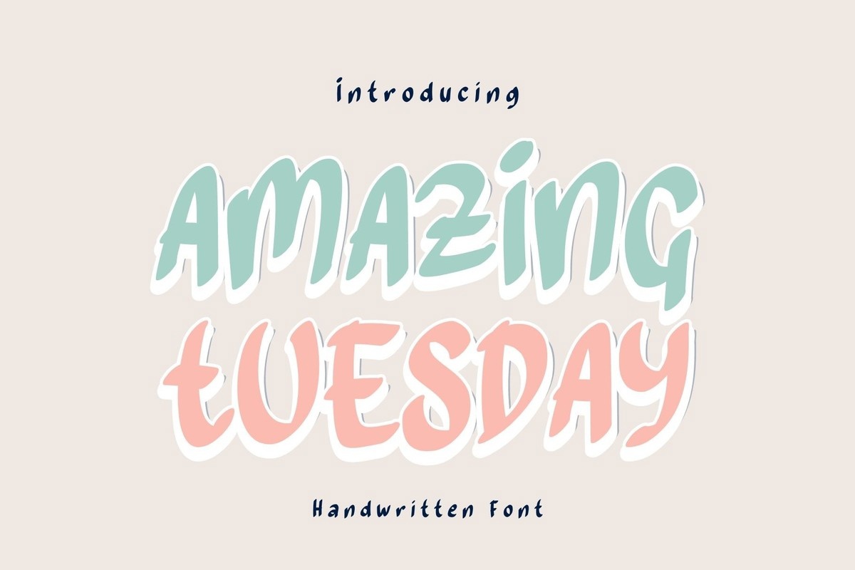 Шрифт Amazing Tuesday
