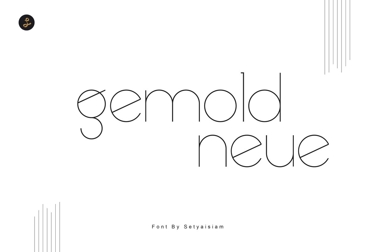 Шрифт Gemold Neue