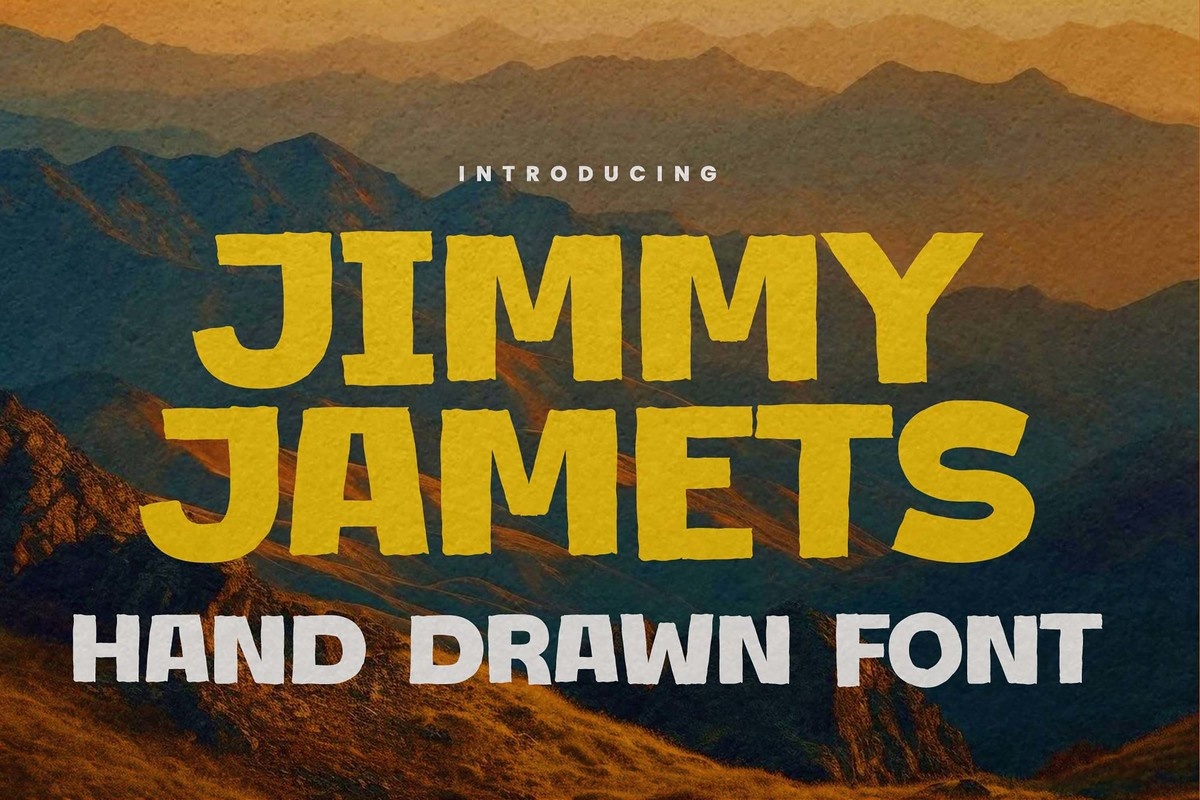 Шрифт Jimmy Jamets
