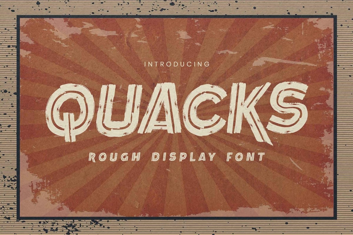 Шрифт Quacks