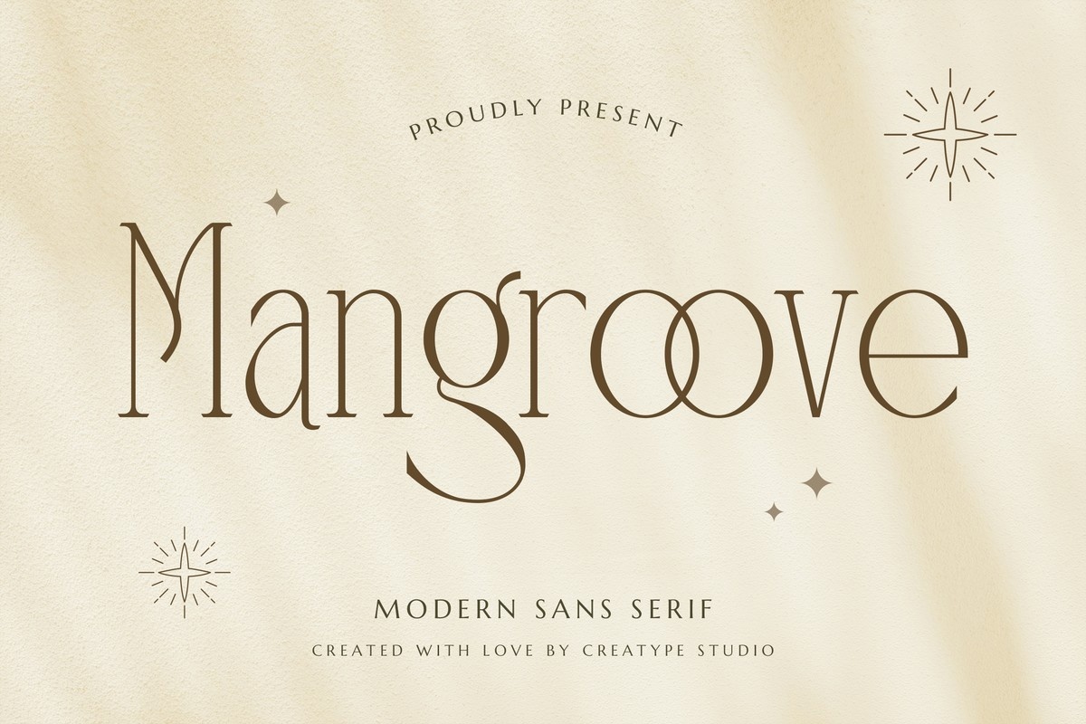 Шрифт Mangroove