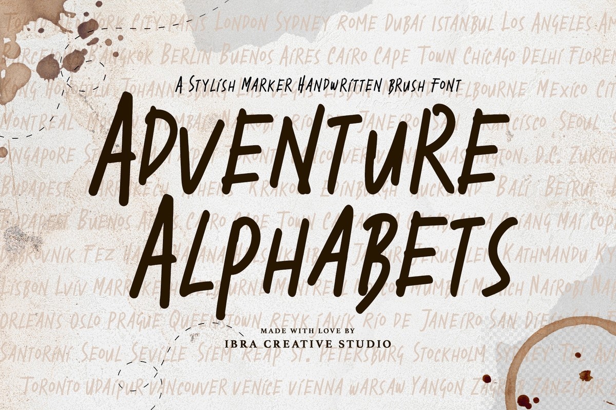Шрифт Adventure Alphabets