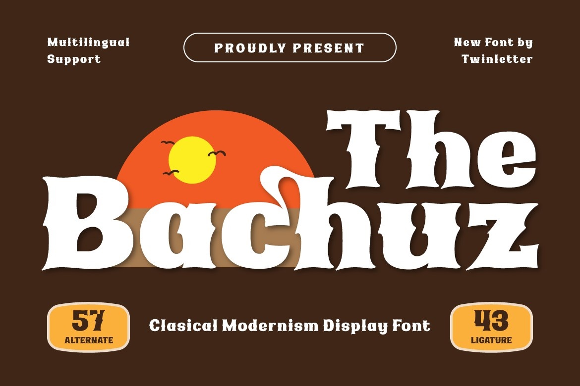 Шрифт The Bachuz