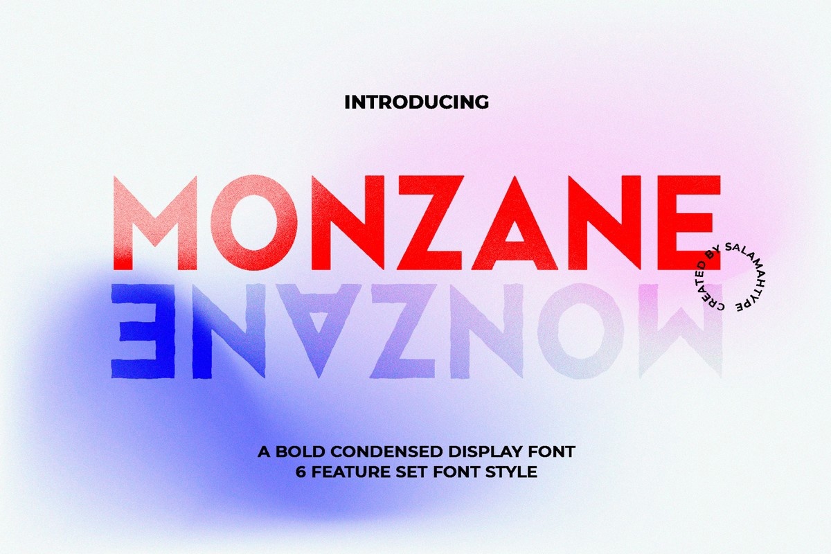 Шрифт Monzane