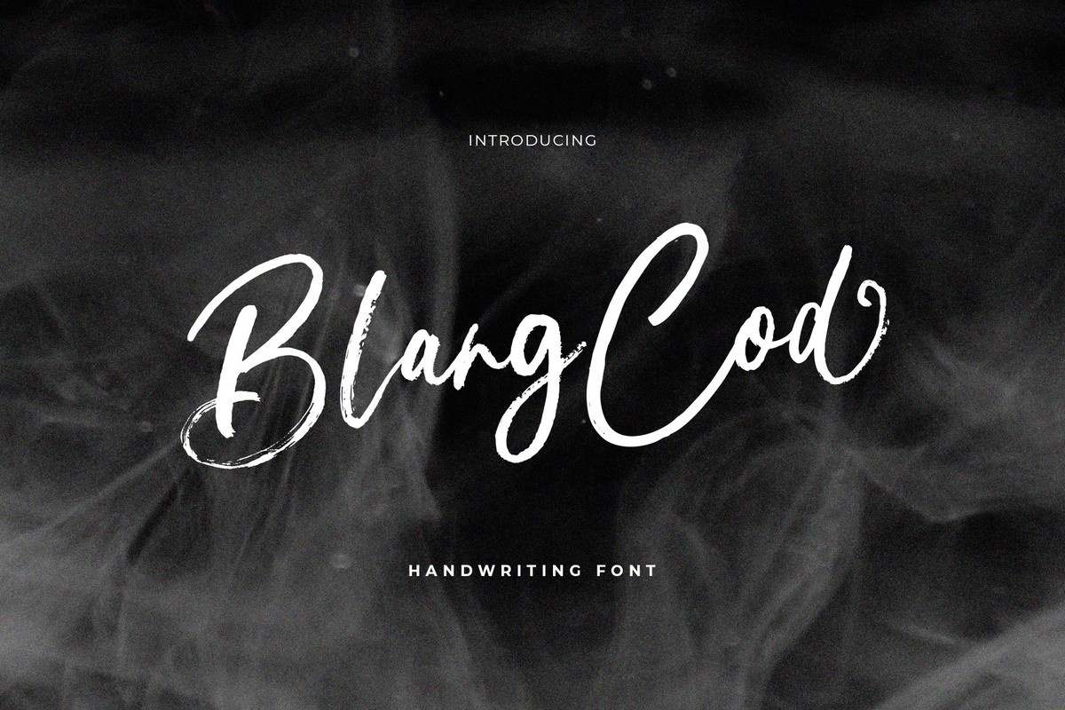 Шрифт Blang Cod