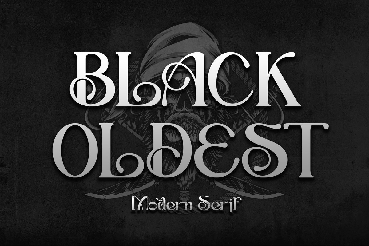 Шрифт Black Oldest