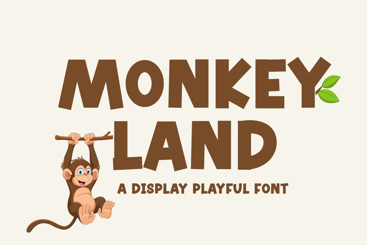 Шрифт Monkey Land