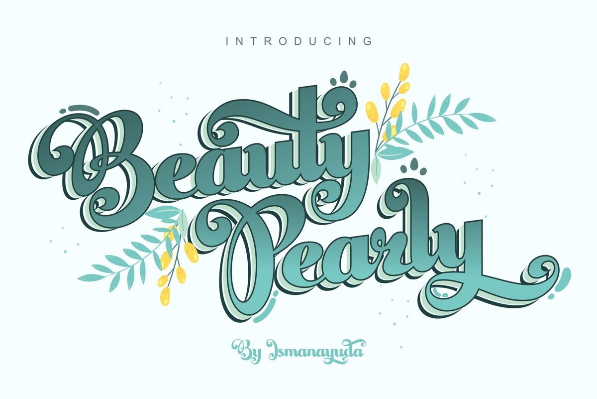 Шрифт Beauty Pearly