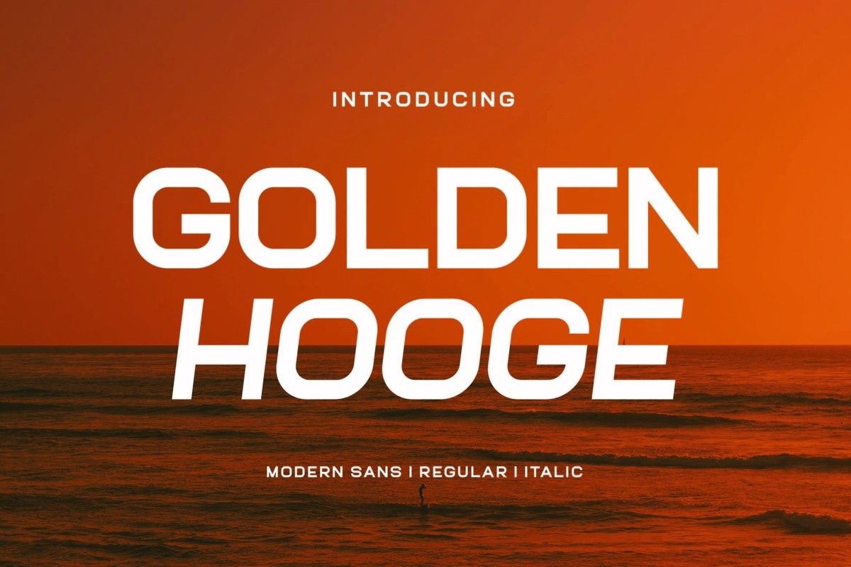 Шрифт Golden Hooge