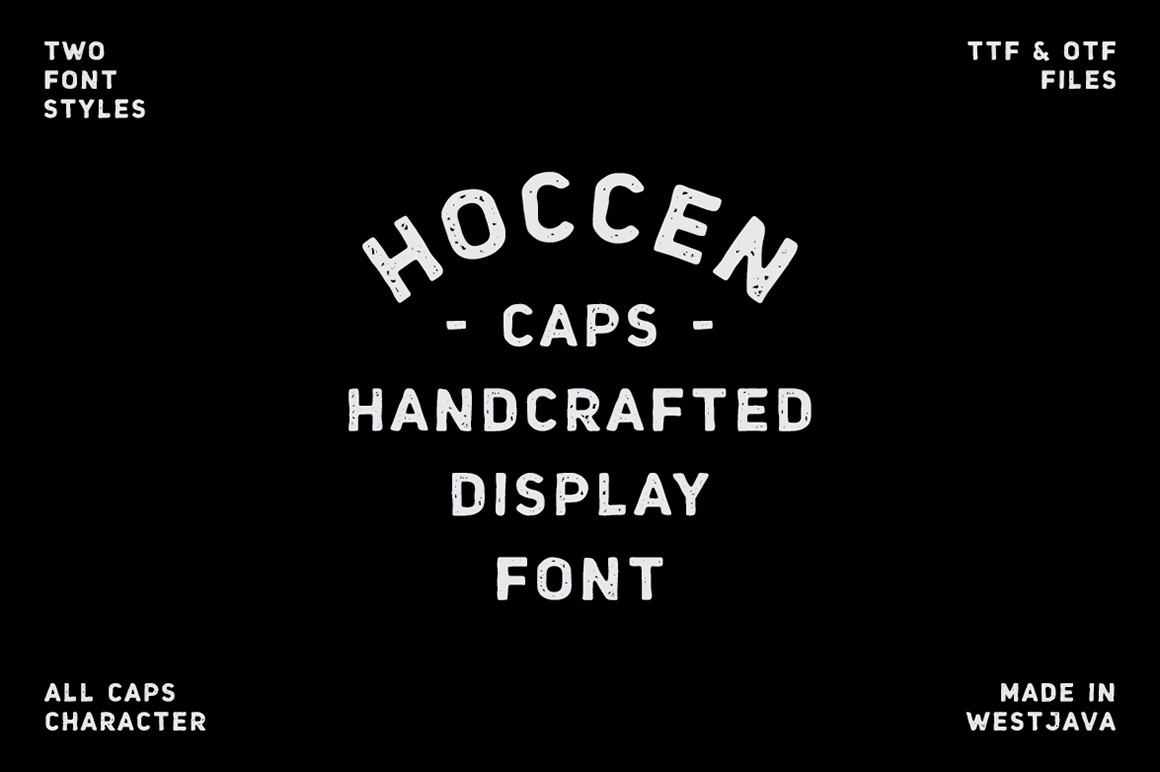 Шрифт Hoccen Caps