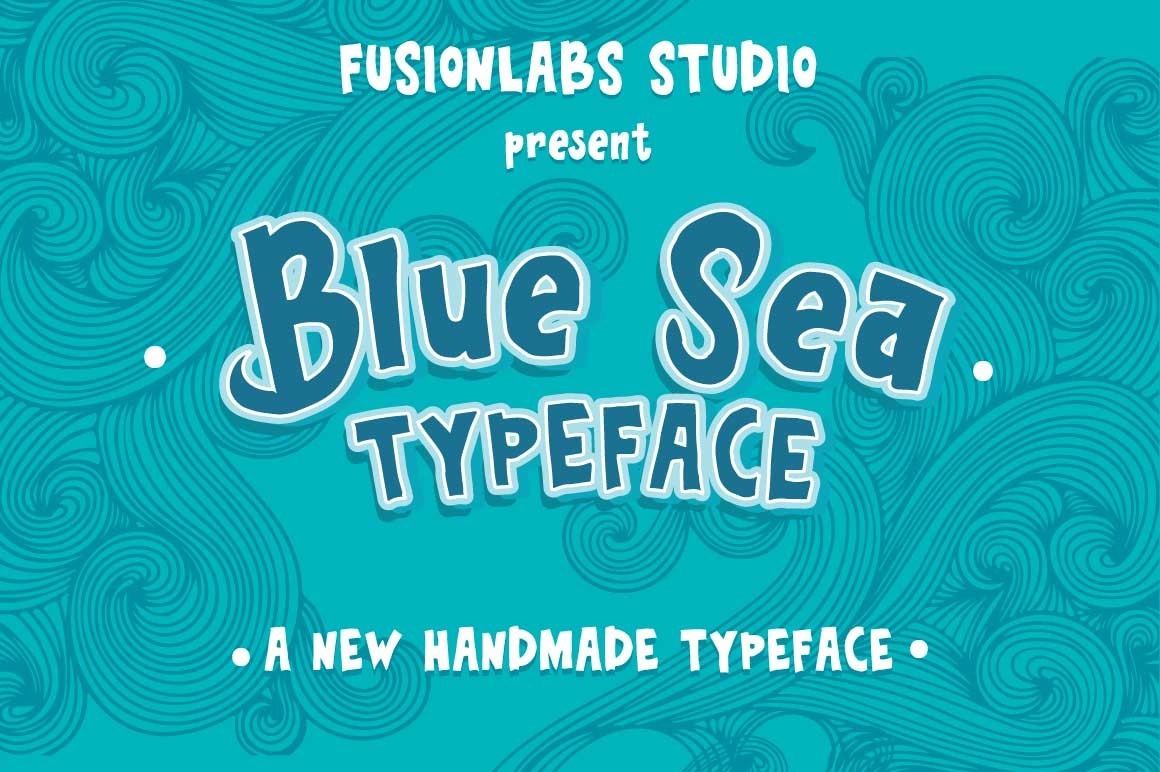 Шрифт Blue Sea Typeface