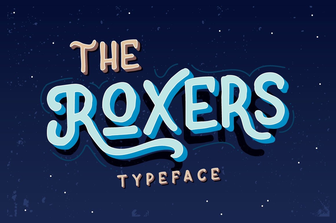 Шрифт Roxers Typeface