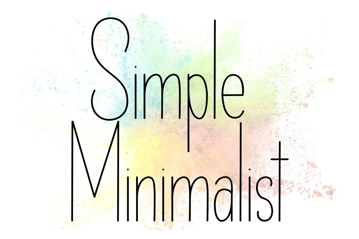 Шрифт Simple Minimalist