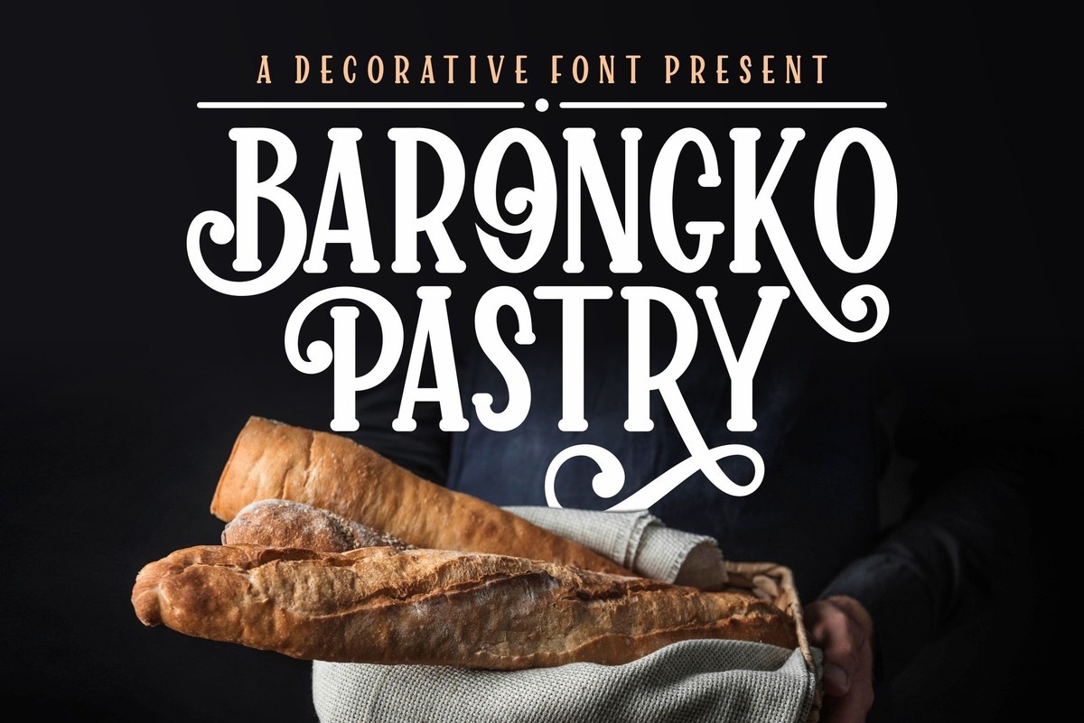 Шрифт Barongko Pastry
