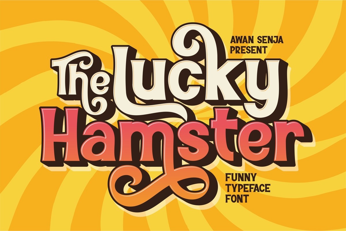 Шрифт The Lucky Hamster