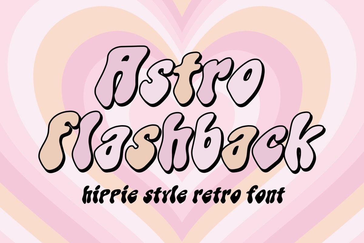 Шрифт Astro Flashback