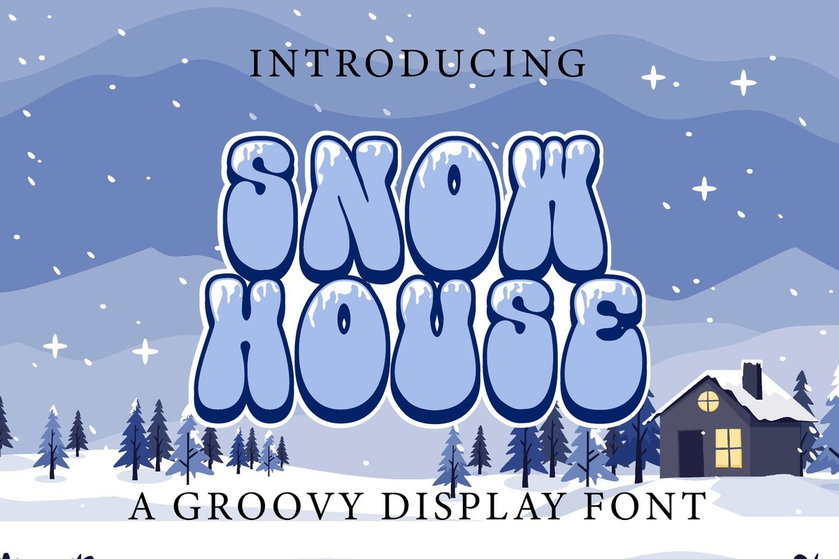 Шрифт Snow House