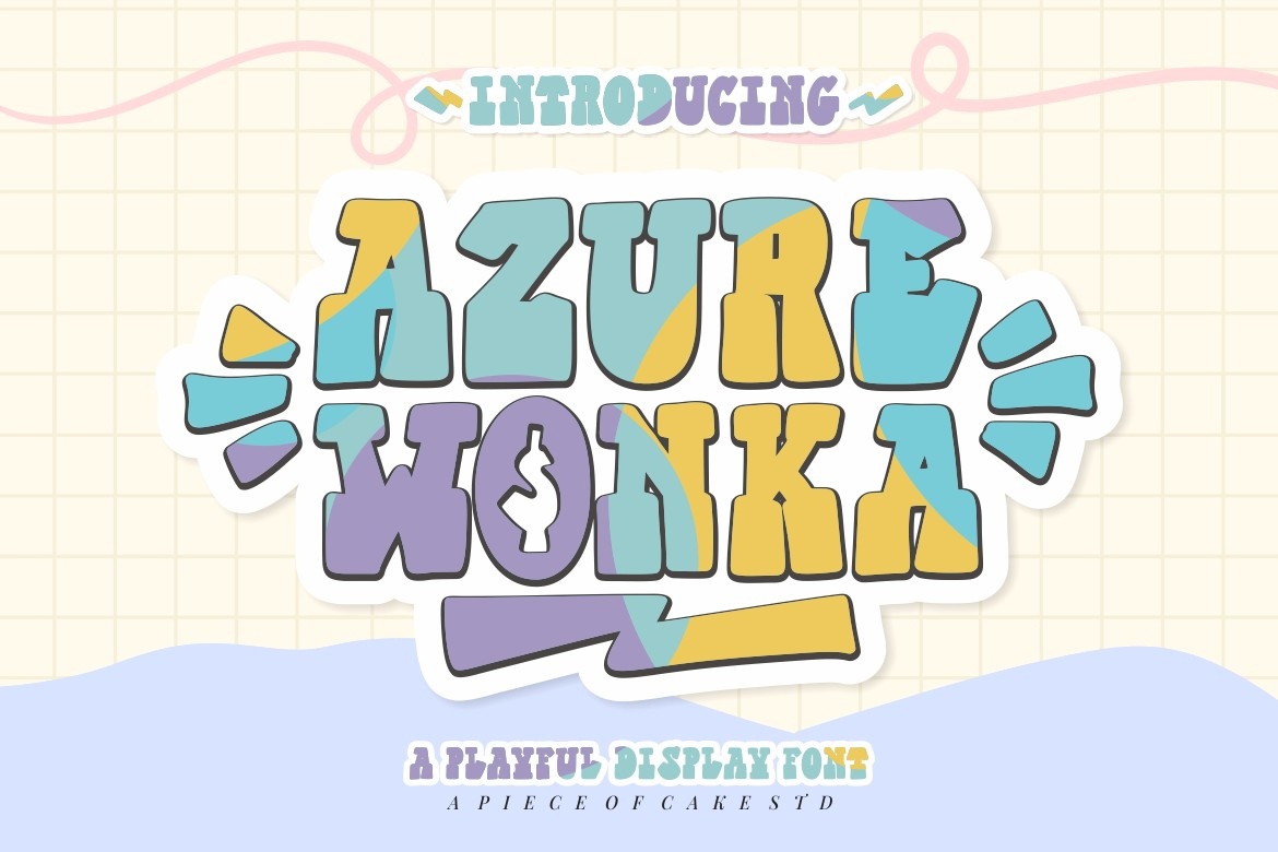 Шрифт Azure Wonka