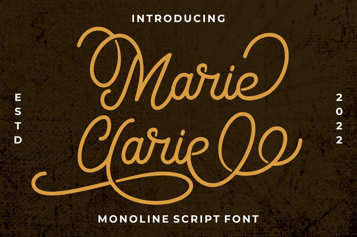 Шрифт Marie Clarie