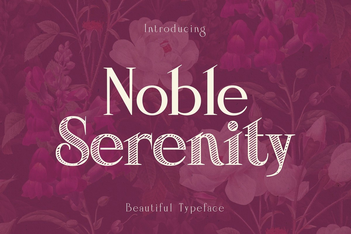 Шрифт Noble Serenity