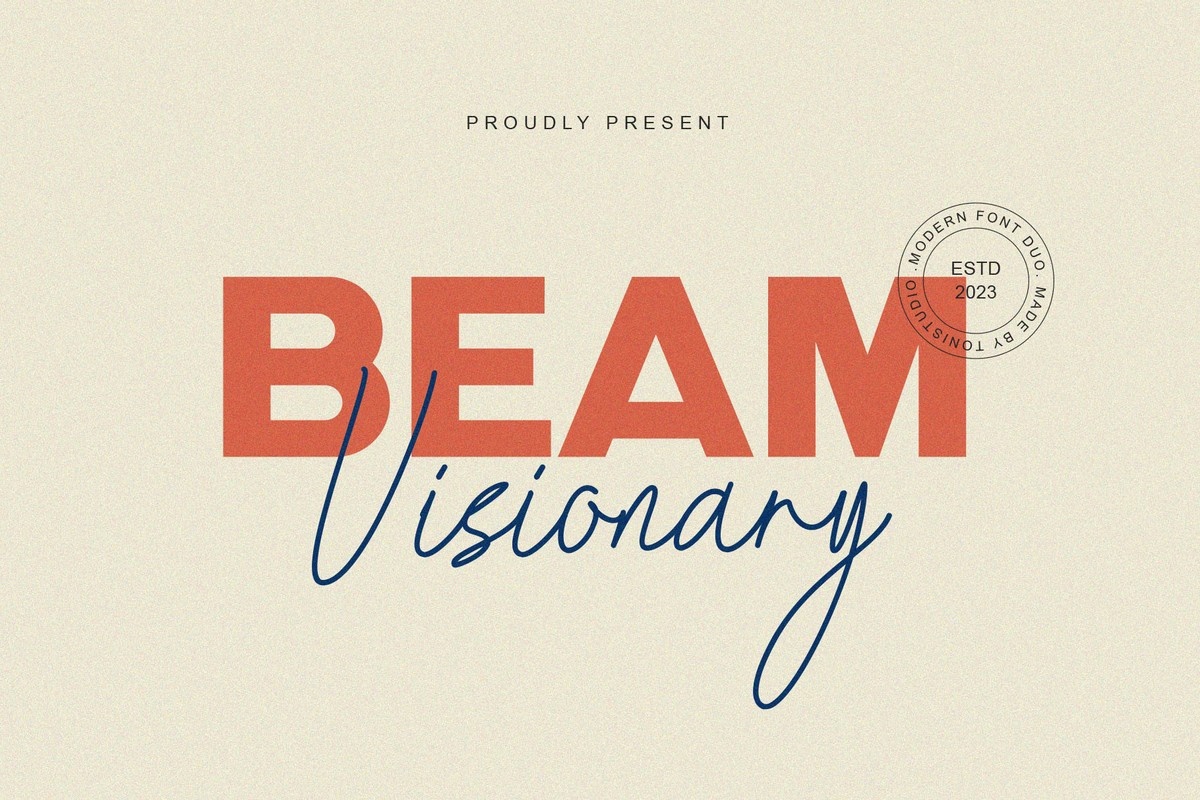 Шрифт Beam Visionary