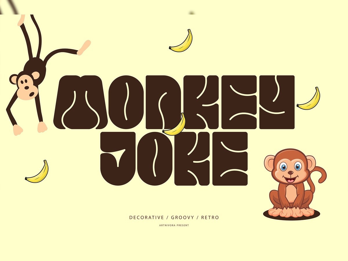 Шрифт Monkey Joke