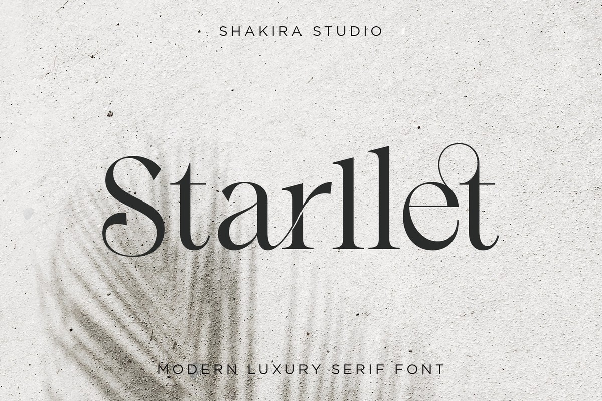 Шрифт Starllet
