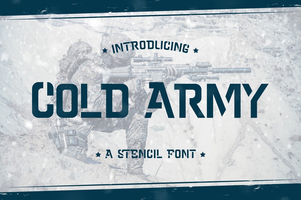 Шрифт Cold Army