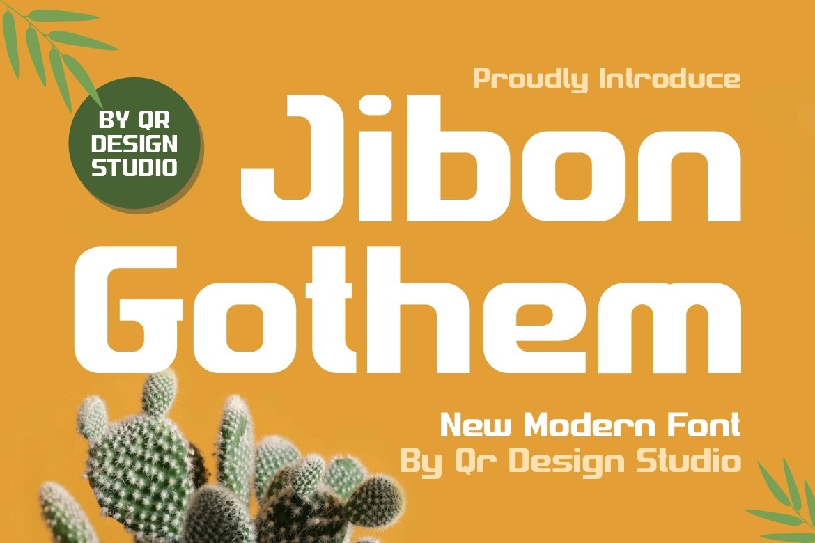 Шрифт Jibon Gothem
