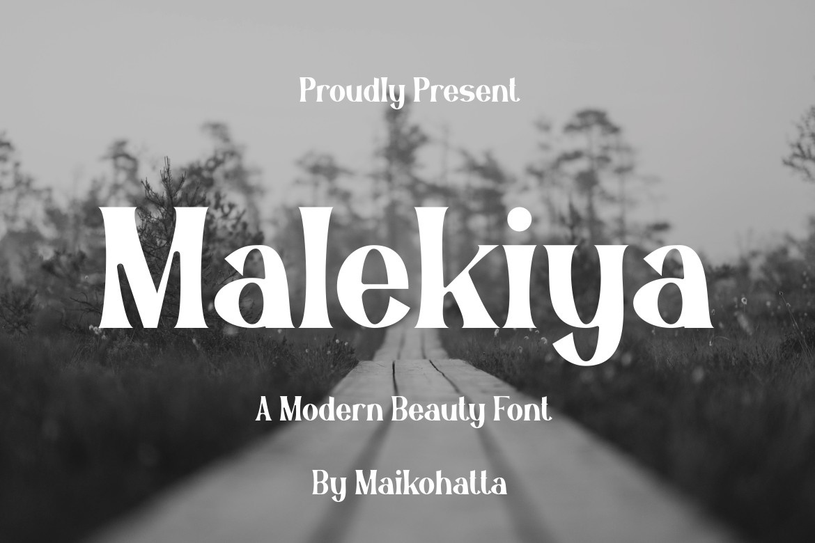 Шрифт Malekiya