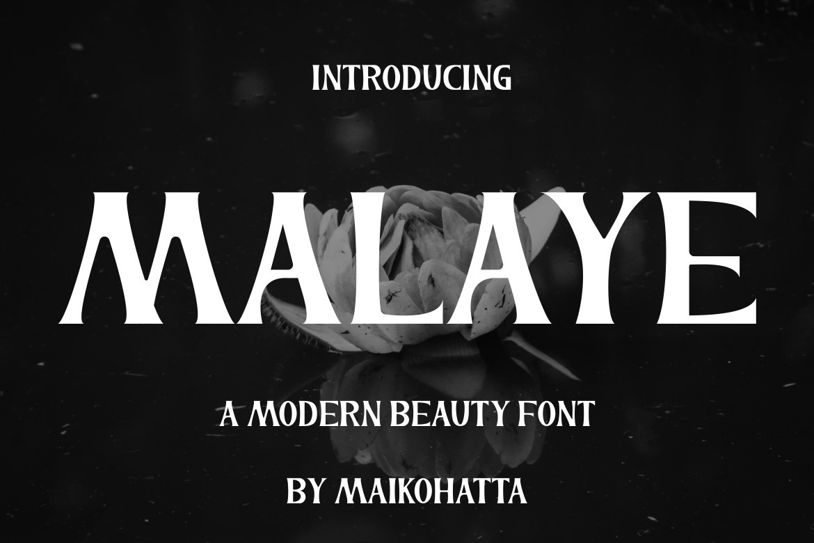 Шрифт Malaye